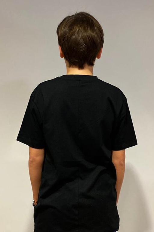 Ottensen - T-Shirt (schwarz, Logo groß) (Kinder)