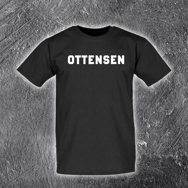 Ottensen - T-Shirt (schwarz, Logo groß)
